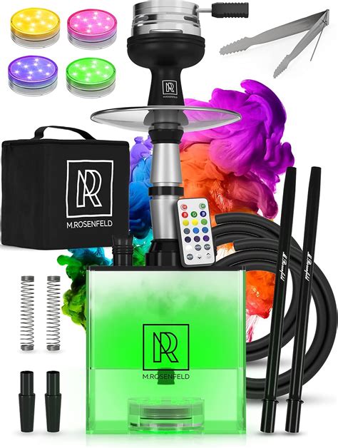 M Rosenfeld Chicha Kit Complet Tubes Shisha To Go Narguil Set