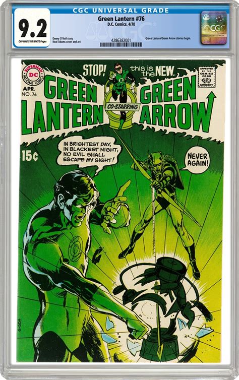 Heritage Sale Features Iconic Green Lantern Comics Certified By Cgc Cgc