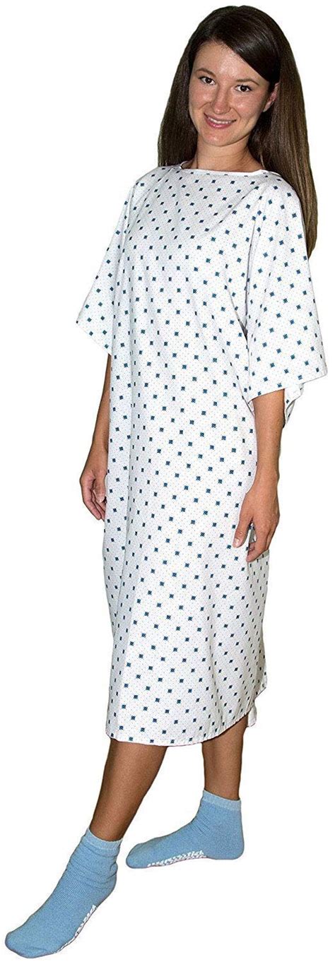 Buy Pack Deluxe Demure Print Hospital Gown Hospital Patient Gown W