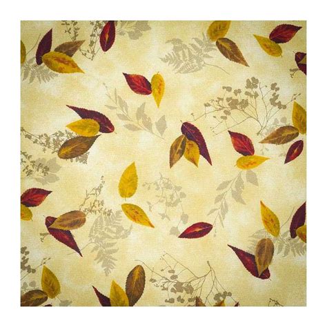 Tissu Coton Patch Feuilles D Automne Patchwork Qualit Sup Rieure