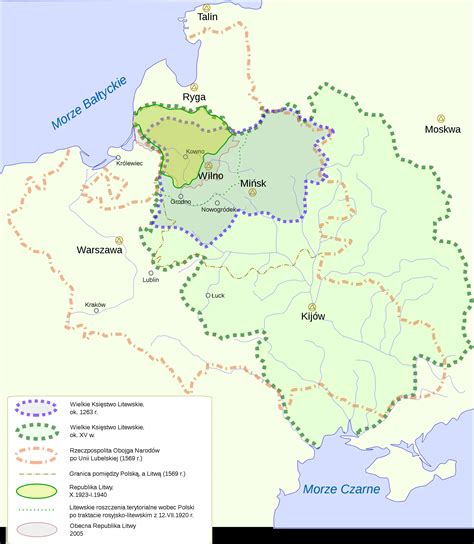 Lithuanian History Pl • Mapsof.net