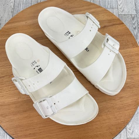 Birkenstock Arizona Eva Double Strap Sandals White Si Gem