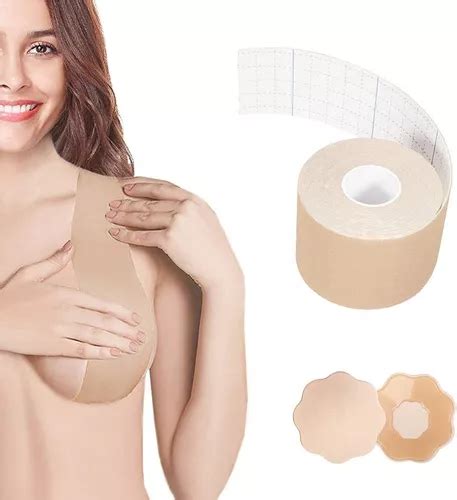 Boob Tape Cinta Pushup Busto Cm Cubre Pezones Silicona Mercadolibre