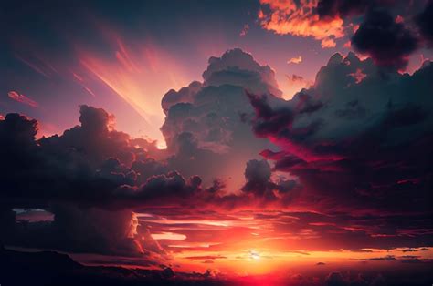 Premium Photo | Amazing sunset sky photography