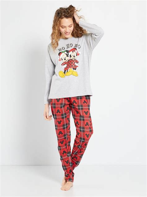 Ensemble Pyjama Mickey Gris Kiabi