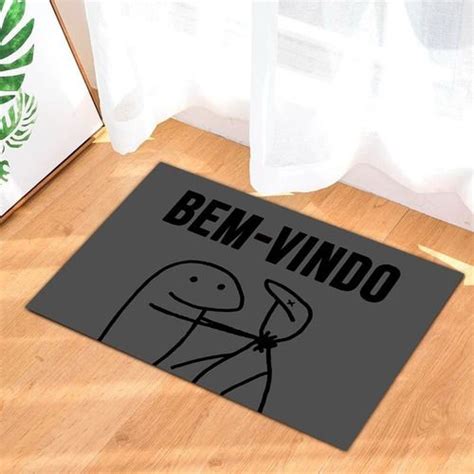 Tapete Entrada Animado Bem Vindo Flork X Cm Bath Mat Mats Office