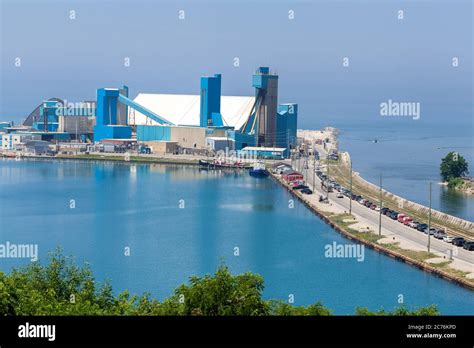 Aerial view of salt mines hi-res stock photography and images - Alamy