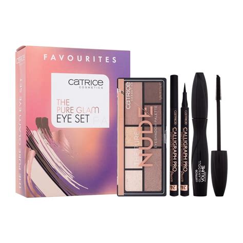 Catrice The Pure Glam Eye Set Darilni set paletka senčil za obraz The Pure Nude Eyeshadow