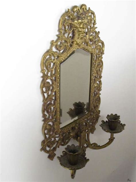 Bradley And Hubbard Victorian Aesthetic Movement Mirror Candlabra At