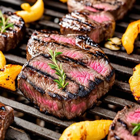 Grilling The Perfect Steak Over An Open Flame Charred And Smoky Aroma