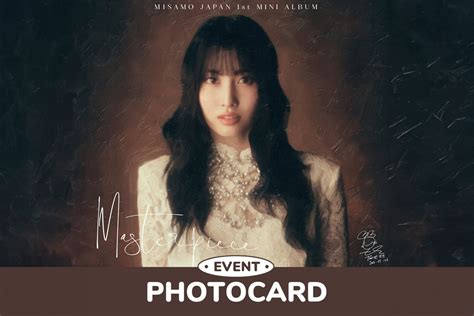 PRE ORDER WITHMUU PHOTOCARD MISAMO TWICE Masterpiece Japan