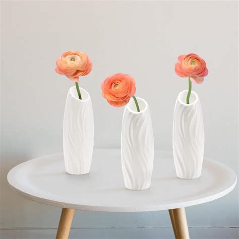 Composite Plastic Flower Vaseplastic Vases For Centerpieces White Unbreakable Vase For Wedding