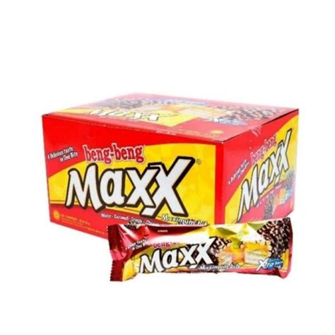 Jual Wafer Beng Beng Maxx 1 Box Isi 12 Shopee Indonesia