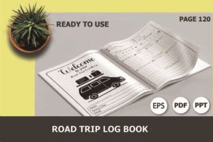 Road Trip Log Book Graphic By Graphicview Creative Fabrica