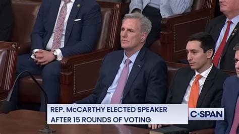 Mccarthy Wins Speakership On 15th Round