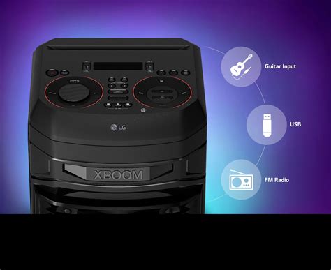 LG XBOOM RNC9 PARTY SPEAKER MULTI BLUETOOTH POWERFUL BASS MIC AND