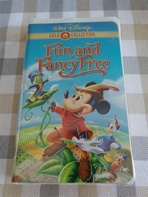 Walt Disney Fun And Fancy Free Vhs New Sealed Mickey Mouse Goofy Donald Cricket Vhs Tapes