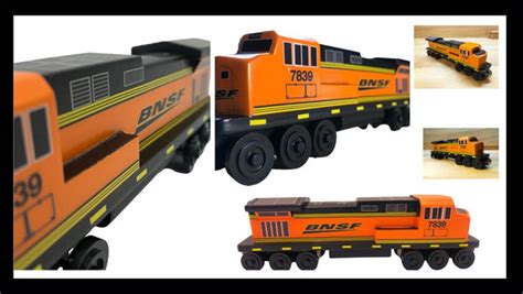 Bnsf H4 Black And Orange C44 Engine The Whittle Shortline Railroad