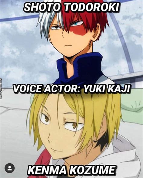 Mha Voice Actors That Voice In Haikyuu My Hero Academia Amino