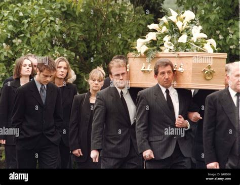 Funeral Kevin Lloyd 1 Stock Photo - Alamy