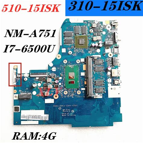 Placa Base Para Port Til Lenovo Ideapad Isk Isk I U