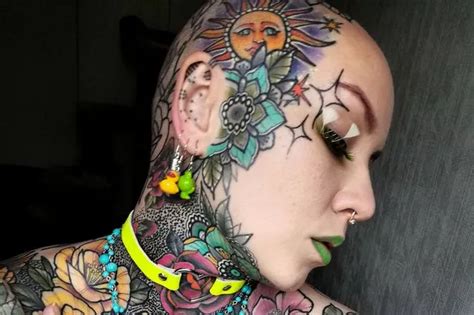 Woman urged to stop getting tattoos as she looks 'scary' – but ignores ...