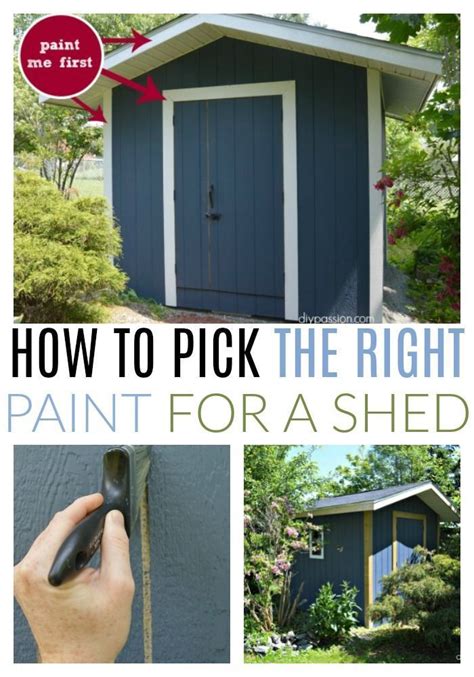 How To Paint A Shed Easy Guide [updated 2021] Diy Passion Painted Garden Sheds Shed