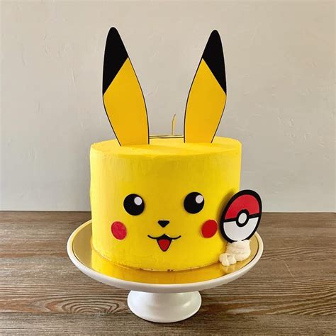 Pikachu Cake For My Nephews 8th Birthday Today Dark Chocolate Fudge