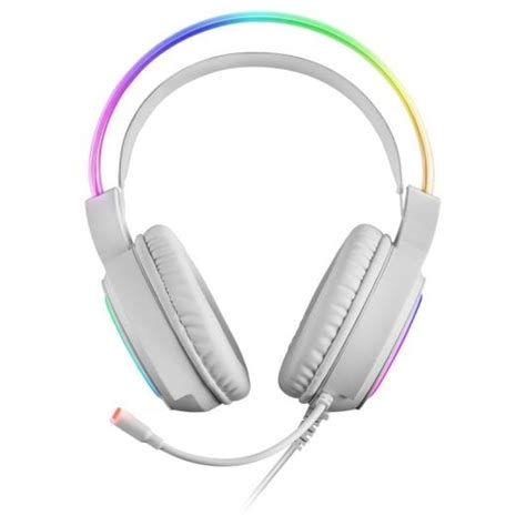 CASQUE GAMER SANS FIL MAGMA VALIVOX V02 7 1 RGB WHITE El Assli Hi