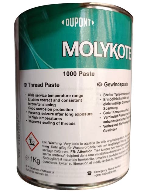 Molykote 1000 Dow Corning Grease Packaging Size 1 Kg Paste At Best