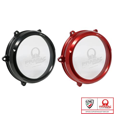 CNC Racing Clear Oil Bath Clutch Cover Pramac Racing Limited Edition