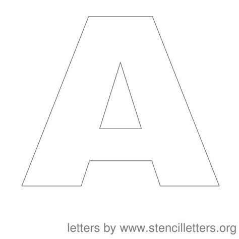 3 Inch Stencil Letters Printable - Printable Word Searches