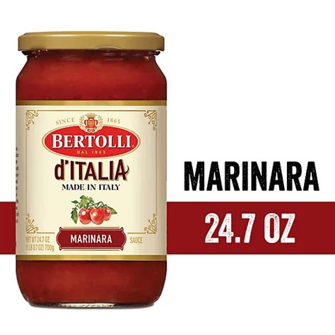 Bertolli Made In Italy Authentic Tuscan Style Marinara Pasta Sauce 24 7 Oz Safeway