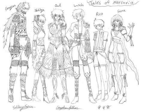 Tales Of Mercuria Character References By Solitary Sora On Deviantart