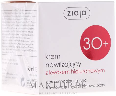 Ziaja 30 Nawilżający krem z kwasem hialuronowym Makeup pl