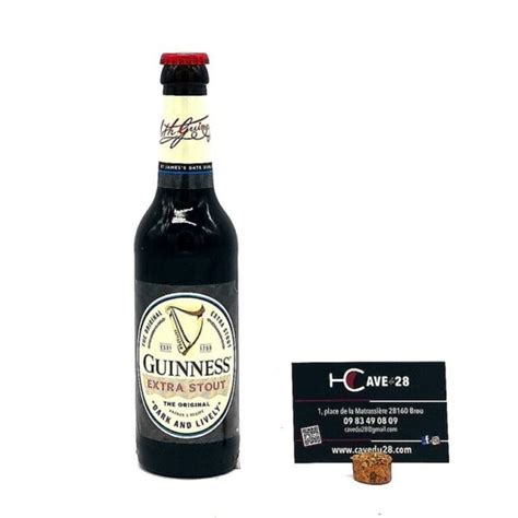 Guinesse Extra Stout Brune Cl Irlande La Cave Du