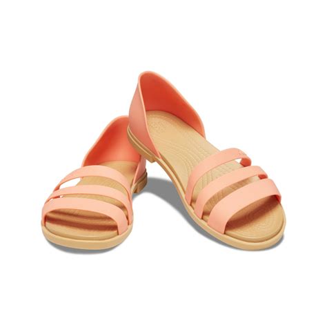 Crocs Peach Tulum Women Flats Buy Crocs Peach Tulum Women Flats Online