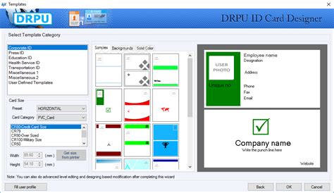 Cardfive vision id card design software - partiesfod