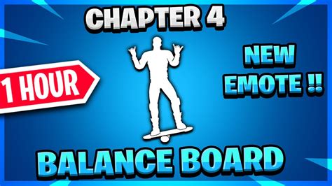 Fortnite Balance Board Emote 1 Hour Version Chapter 4 Youtube