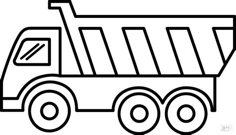 Dump Truck Coloring Pages Printable For Free Download