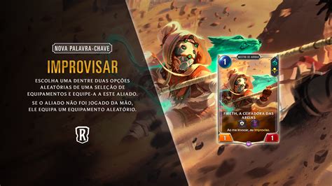 Legends Of Runeterra Brasil On Twitter NOVA PALAVRA CHAVE IMPROVISAR