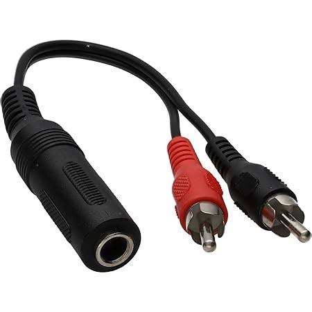 Mm Jack Femelle Vers Double Rca Cinch Fiches Adaptateur C Ble