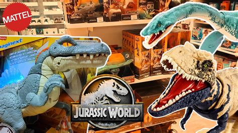 Nuevo Spinosaurus De Jurassic World Mattel Elasmosaurus Y Bistahieversor Dino Trackers Youtube