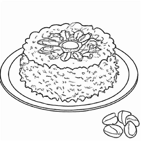 Deliciosos Desenhos De Bolo De Milho Para Colorir