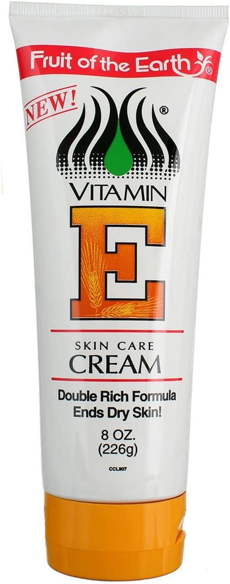 Fruit Of The Earth Vitamin E Cream 8 Oz Tube 3 Pack