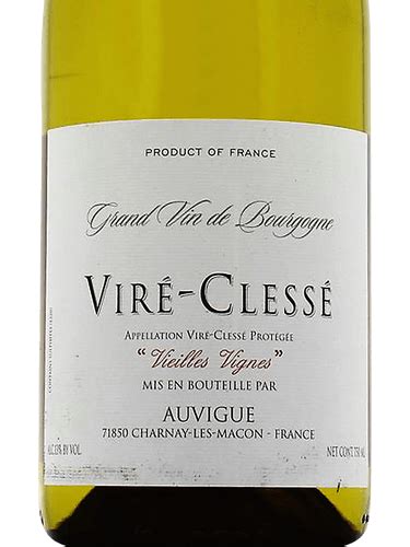 2018 Auvigue Vieilles Vignes Viré Clessé Vivino US