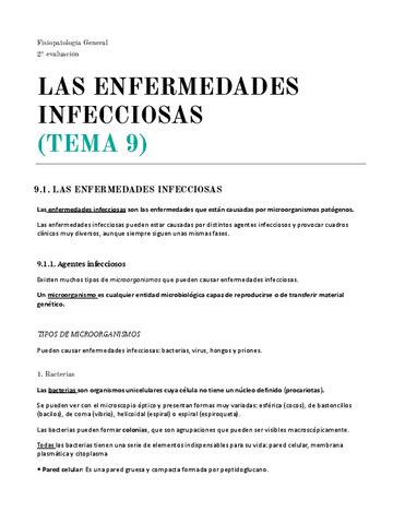 Enfermedades Infecciosas Tema Pdf