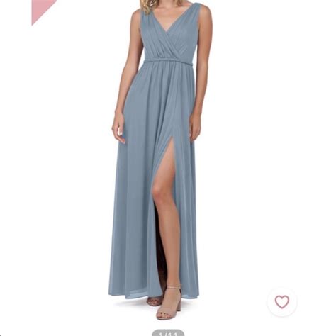 Azazie Dresses Azazie Tanicia Bridesmaid Dress Dusty Blue Poshmark