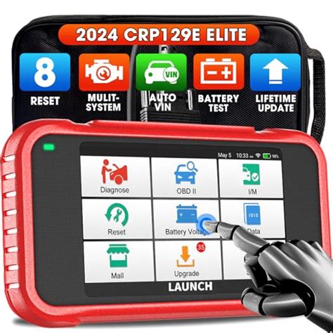 LAUNCH OBD2 Scanner 2023 Elite CRP129E Diagnostics Scan Tool ABS SRS