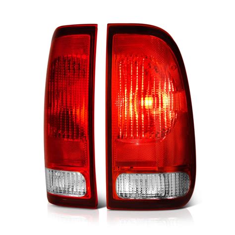 Vipmotoz Red Lens Oe Style Tail Light Lamp Assembly For 1997 2003 Ford F 150 And 1999 2007 F 250 F